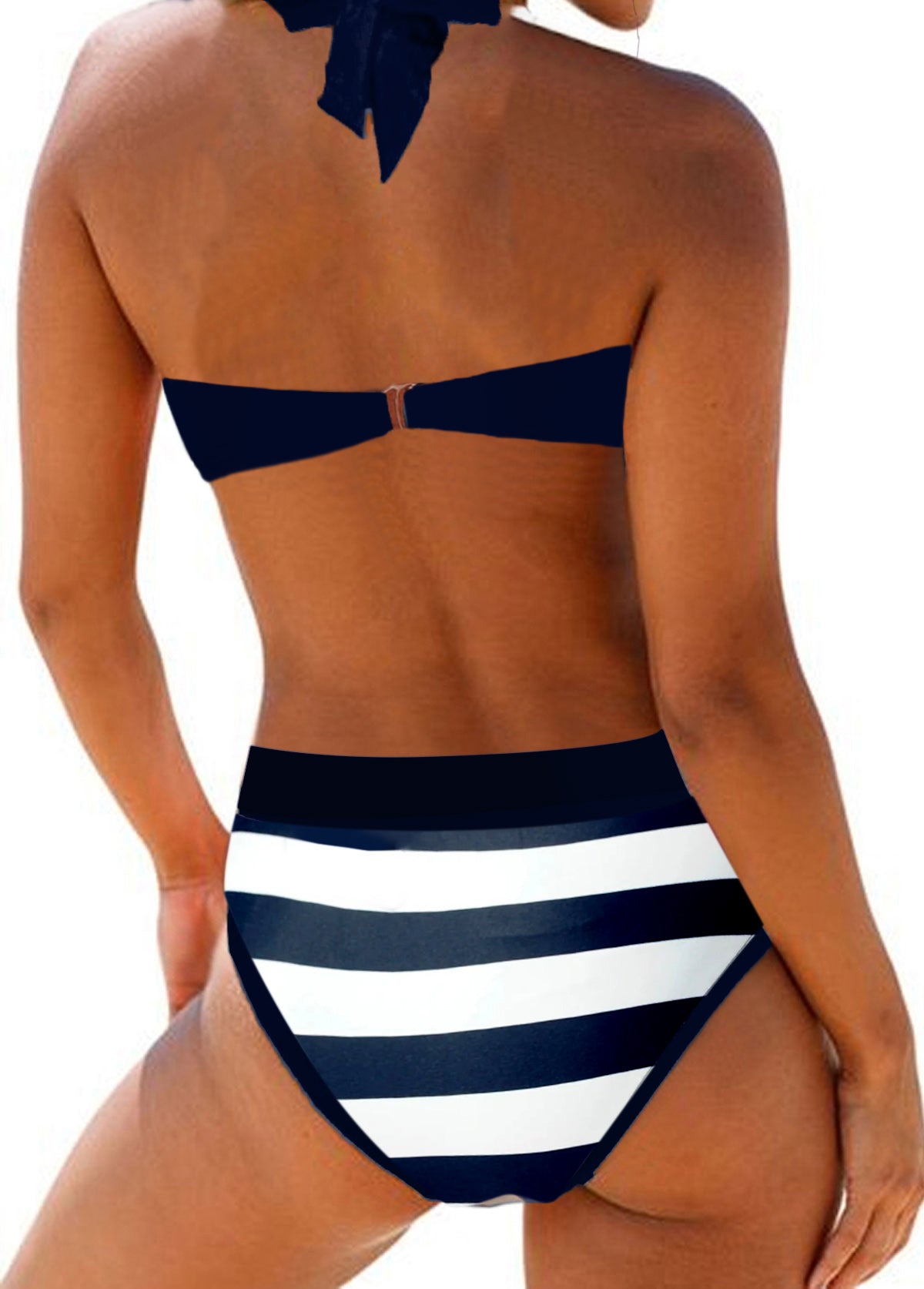 Nautical Swimwear with Anchor