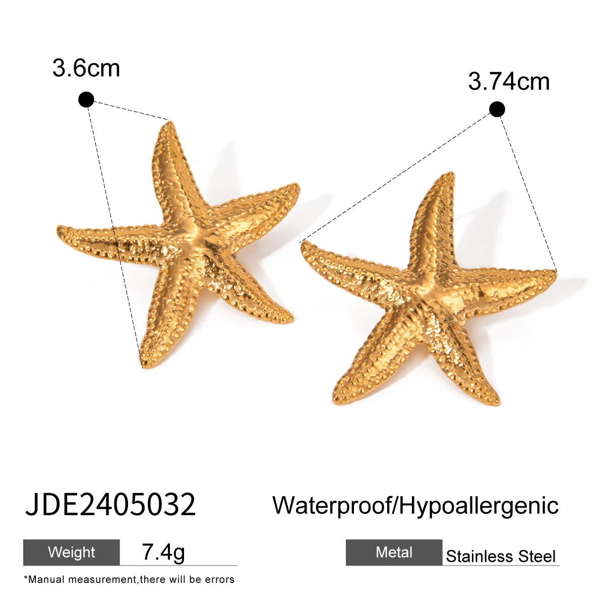 Starfish Stud Earrings